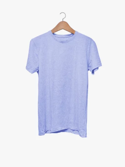 Variation Swatches for Sky Blue Plain Round Neck T-Shirt