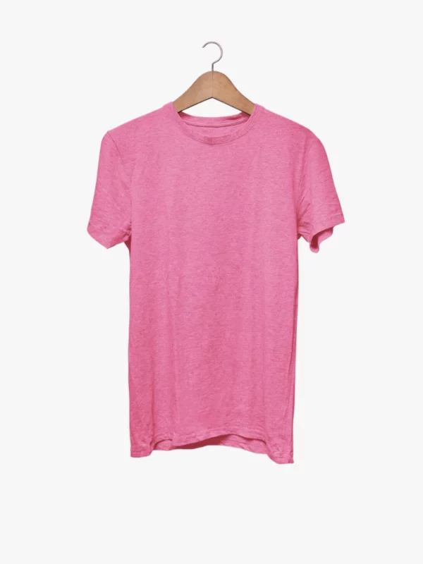 Variation Swatches for Pink Plain Round Neck T-Shirt